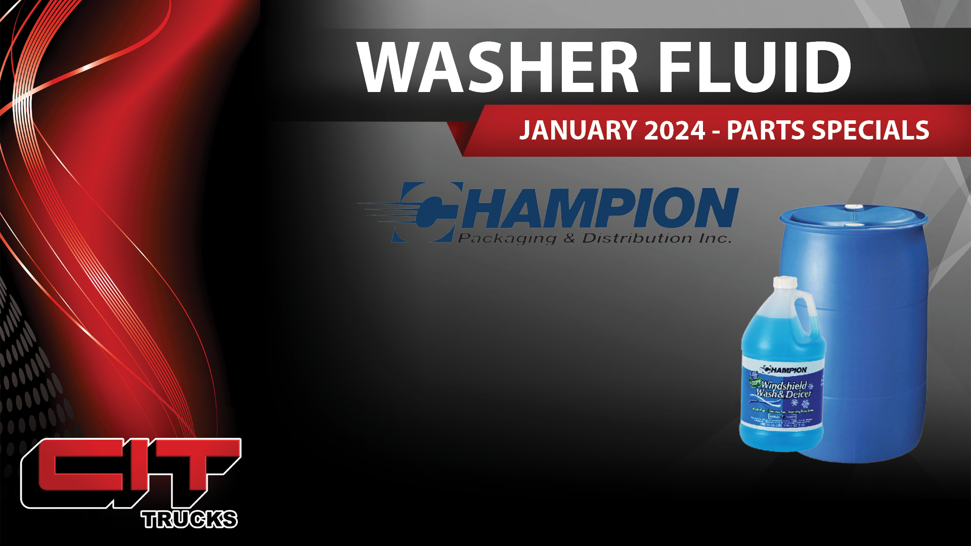 January 2024 Parts Specials – Washer Fluid