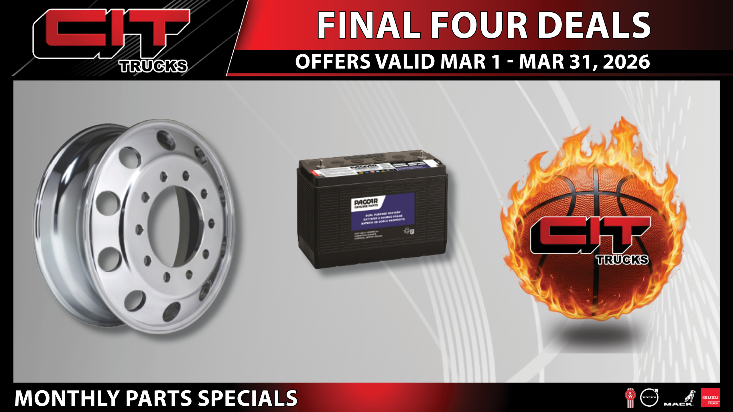 Final Four Deals - CIT Trucks