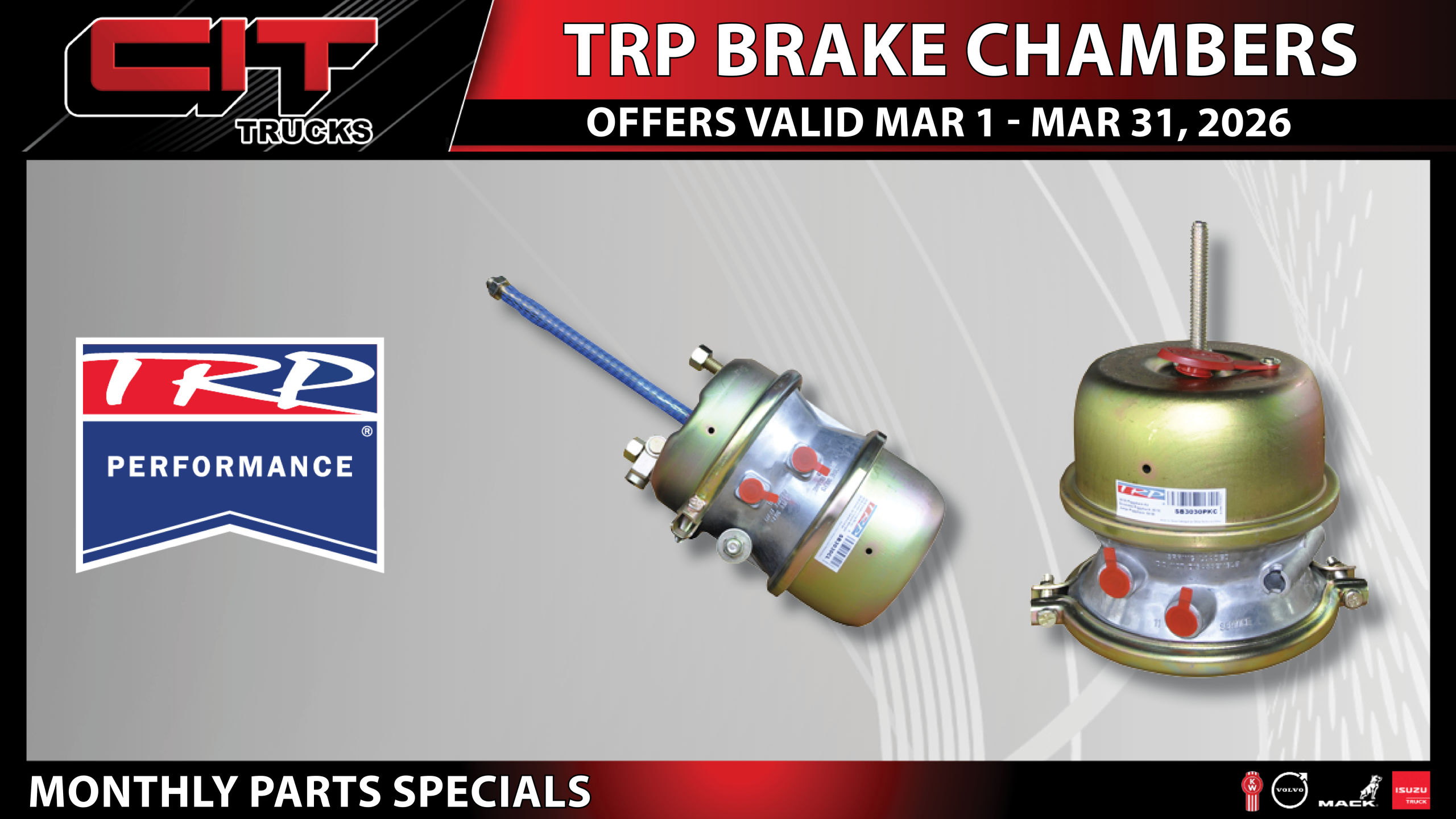 TRP Brake Chambers - CIT Trucks