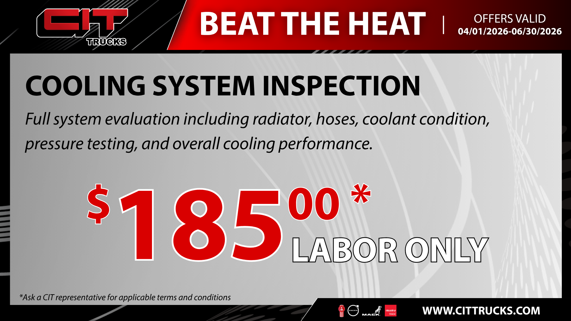 Springfield, IL 23 Cooling System Inspection - CIT Trucks