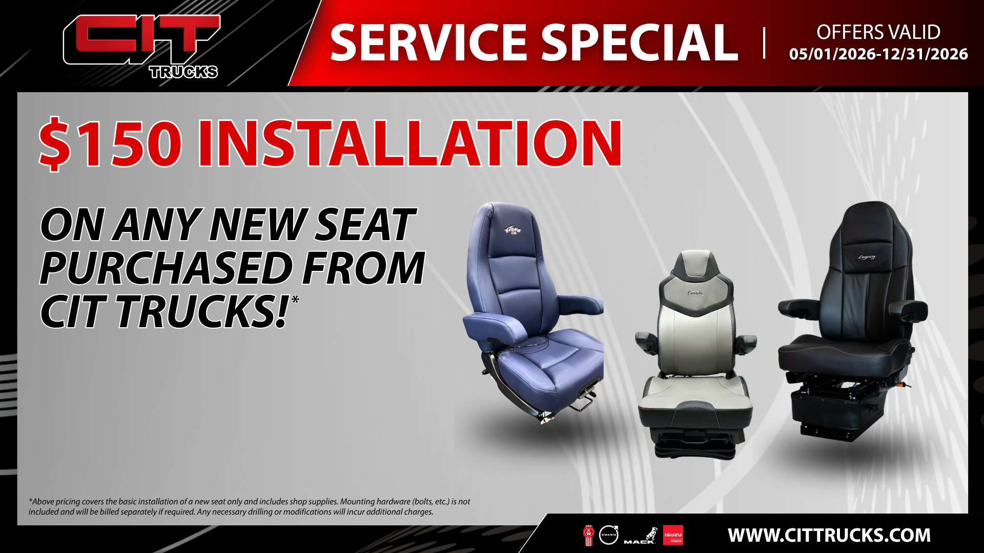 Springfield, IL 25 Seat Installation - CIT Trucks